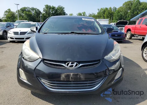 2012 Hyundai Elantra Gls from USA, damaged, VIN 5NPDH4AEXCH125350